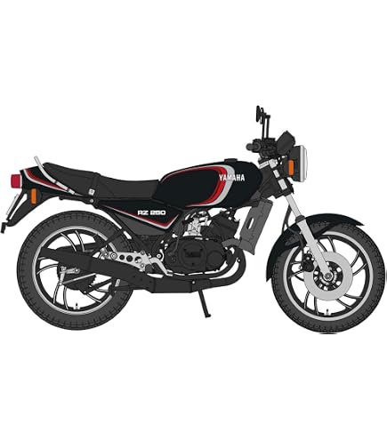 Amazon | ハセガワ 1/12 ヤマハ RZ350 (4U0) (1982) ブラックカラー